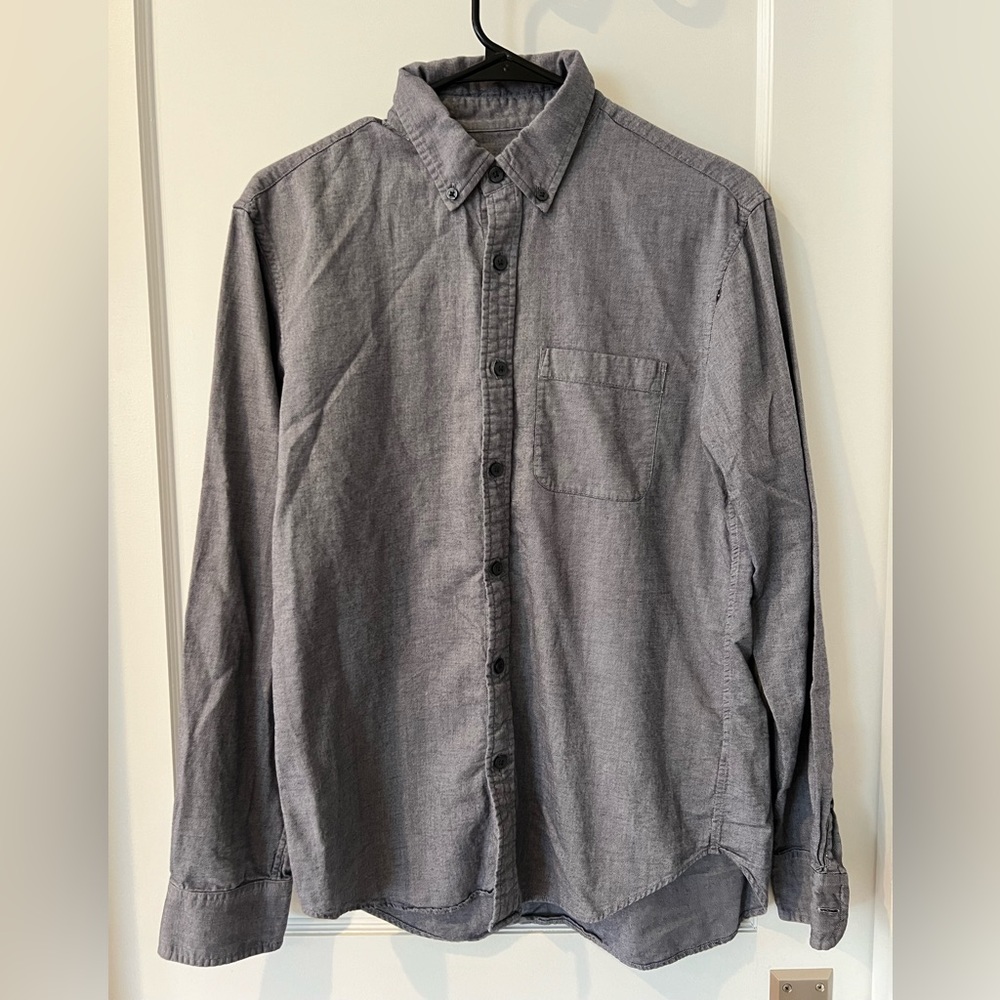 Club Monaco blue chambray shirt